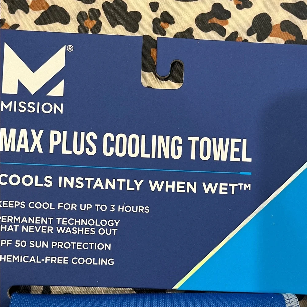 Mission Max Plus Cooling Towel Blue